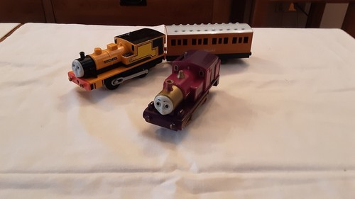 Tomy duncan with clarabel and - tomy,